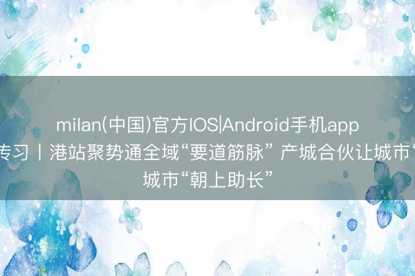 milan(中国)官方IOS|Android手机app下载 下层传习丨港站聚势通全域“要道筋脉” 产城合伙让城市“朝上助长”