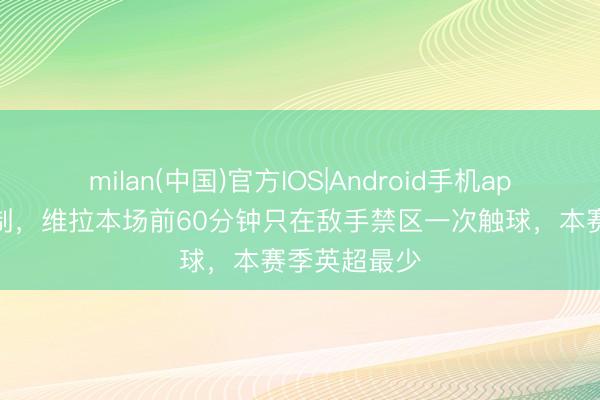 milan(中国)官方IOS|Android手机app下载 被压制，维拉本场前60分钟只在敌手禁区一次触球，本赛季英超最少